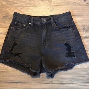 Wild Fable Distressed High Rise Denim Shorts Women’s 6